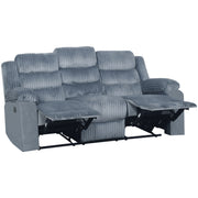 Willow Sofa W/Dual Recliner-Gray