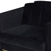Empire Lighted Chair-Black
