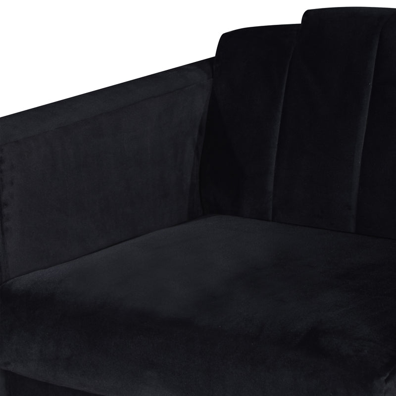 Empire Lighted Sofa-Black