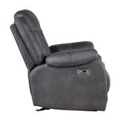 Morello Glider Recliner W/Pwr Fr- Gray