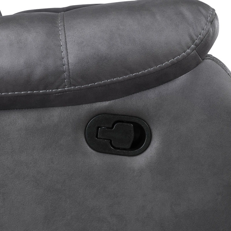 Morello Glider Recliner W/Pwr Fr- Gray