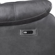 Morello Console Loveseat W/Pwr Fr-Gray