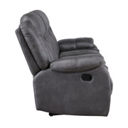 Morello Sofa W/Dual Recliner- Gray