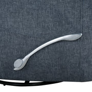 Takami Swivel Recliner-Blue Poly