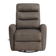 Takami Swivel Recliner-Chocolate Poly