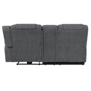 Redondo Raf Console Loveseat W/1 Recliner-Dk Gray