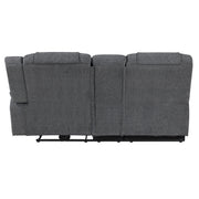 Redondo Raf Console Loveseat W/1 Recliner Pwr Fr-Dk Gray