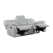 Chablis Reclining Sofa-Mist Gray