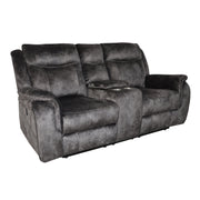 Park City Console Loveseat W/ Pwr Fr-Slate