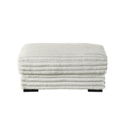 Embrace 41" Ottoman-White