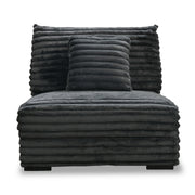 Embrace Armless Chair-Charcoal