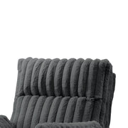 Embrace Swivel Accent Chair-Charcoal