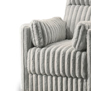 Embrace Swivel Accent Chair-Gray