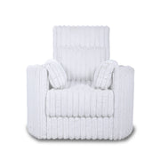 Embrace Swivel Accent Chair-White