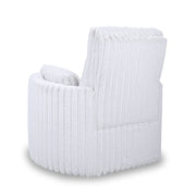 Embrace Swivel Accent Chair-White