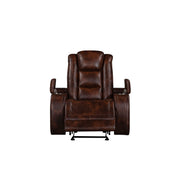 Chester Glider Recliner-Brown