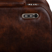 Chester Glider Recliner W/Pwr Hr & Fr-Brown