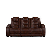 Chester Reclining Sofa-Brown