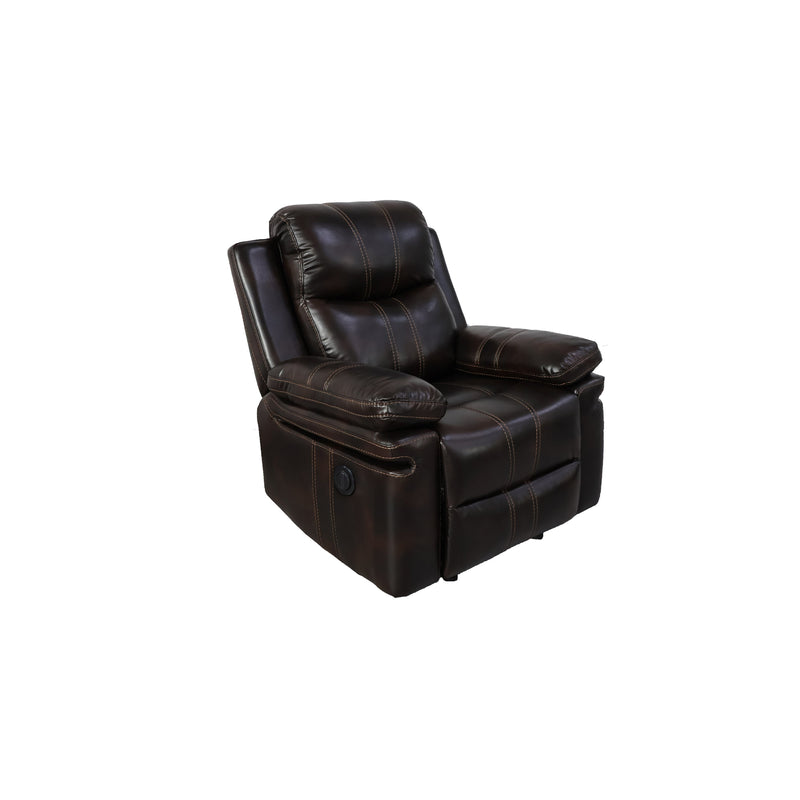 Kellen Glider Recliner W/Pwr Fr-Brown
