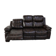 Kellen Sofa W/ Drop Down Tray & Pwr Fr-Brown