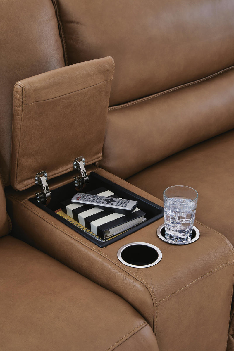 DeepWakes Power Reclining Sectional with Chaise - Sims Furniture
