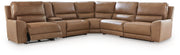 DeepWakes Reclining Sectional with Storage Console - Sims Furniture