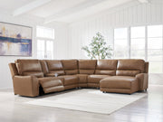 DeepWakes Power Reclining Sectional with Chaise - Sims Furniture