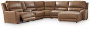 DeepWakes Power Reclining Sectional with Chaise - Sims Furniture