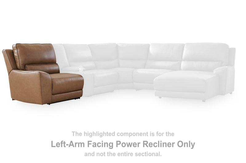 DeepWakes Power Reclining Sectional with Chaise - Sims Furniture