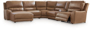 DeepWakes Power Reclining Sectional with Chaise - Sims Furniture