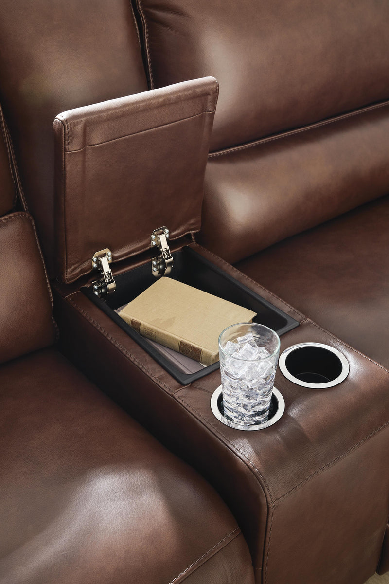 DeepWakes Power Reclining Sectional with Chaise - Sims Furniture