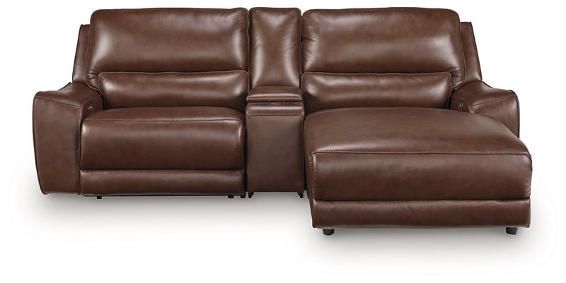 DeepWakes Power Reclining Sectional with Chaise - Sims Furniture