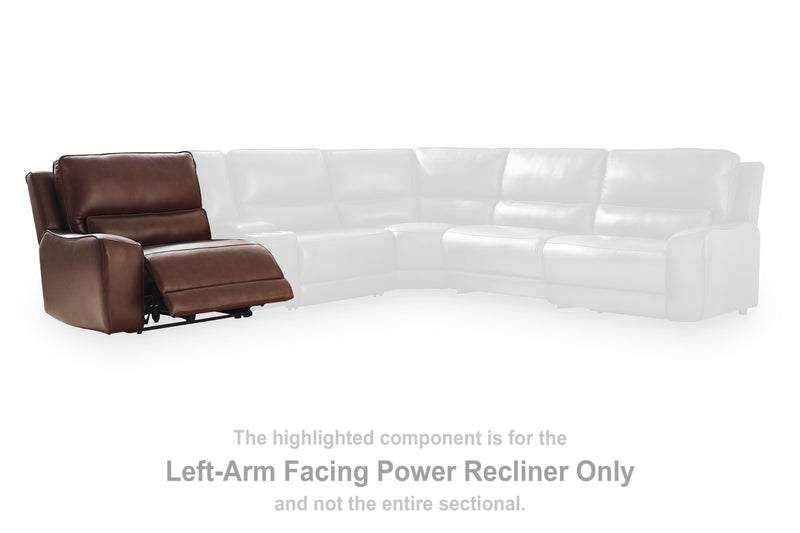 DeepWakes Power Reclining Sectional with Chaise - Sims Furniture