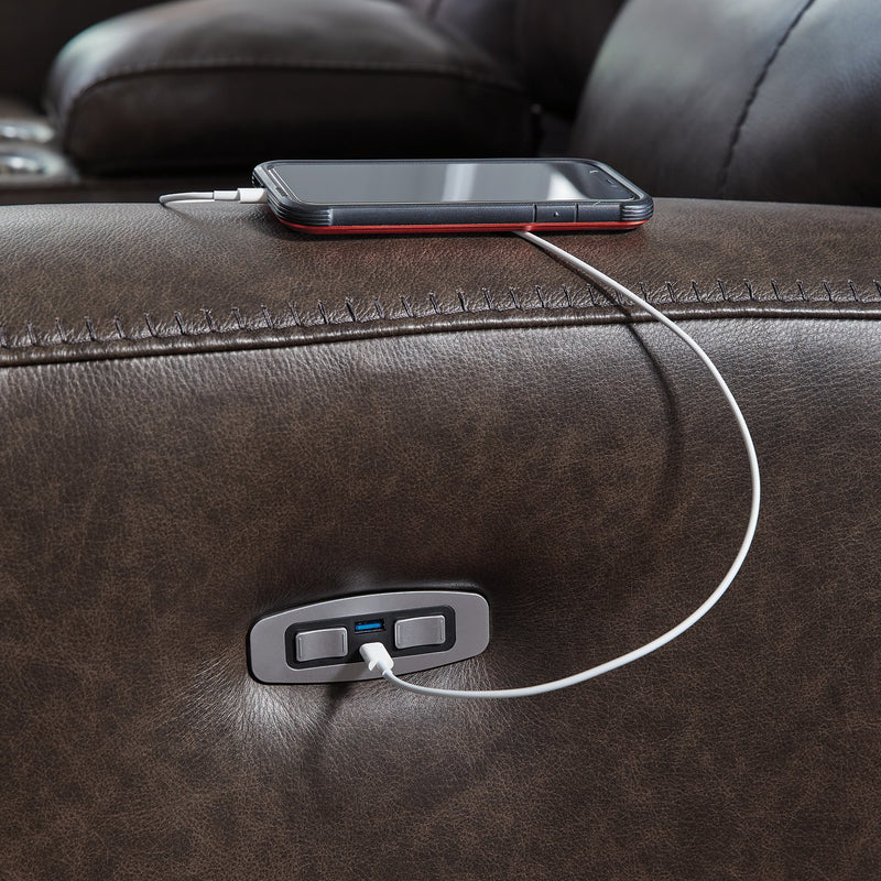 Crossplex Power Reclining Sofa - Sims Furniture