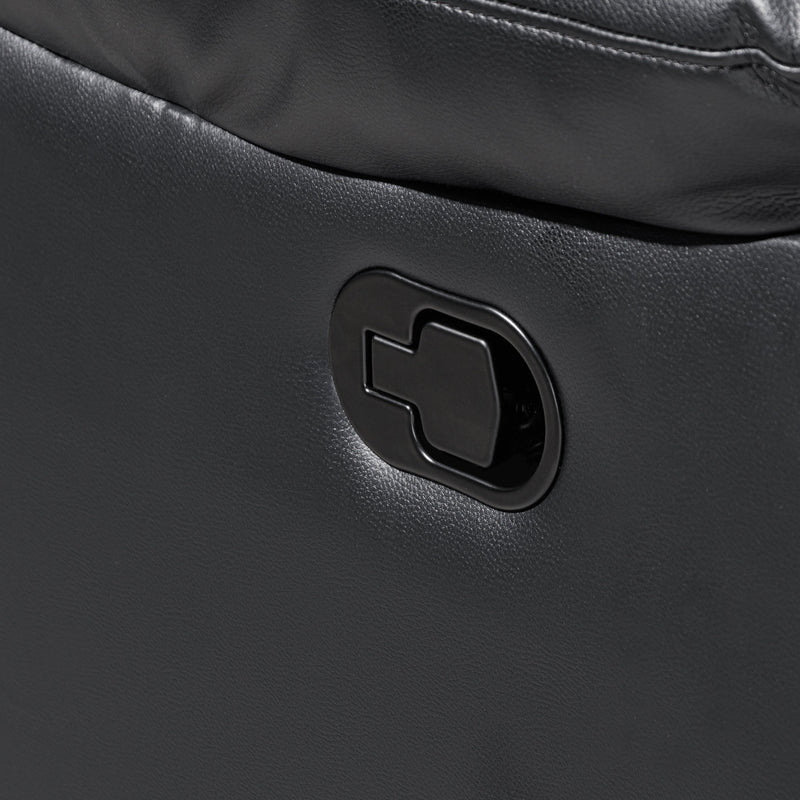 Nikko Glider Recliner-Black/Gray