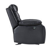 Nikko Glider Recliner W/Pwr Fr-Black/Gray