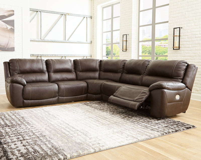 Dunleith Power Reclining Sectional - Sims Furniture