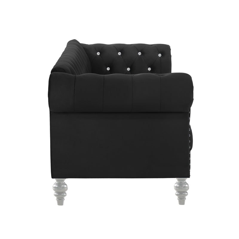 Emma Crystal Sofa-Black