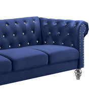 Emma Crystal Sofa-Royal Blue
