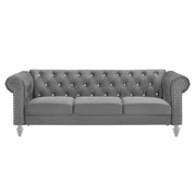 Emma Crystal Sofa-Gray