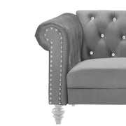 Emma Crystal Sofa-Gray