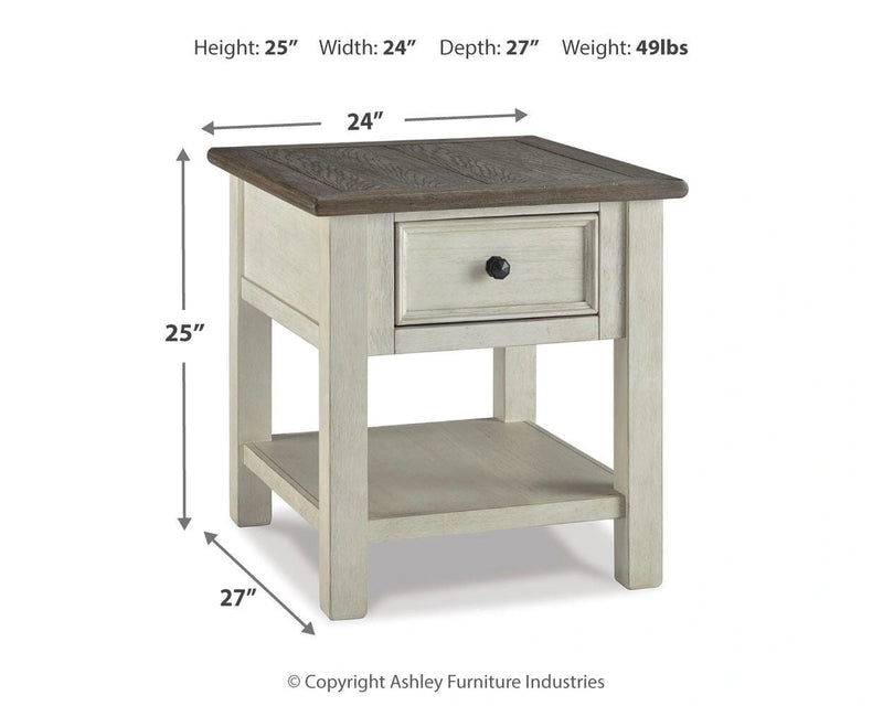 Bolanburg End Table Set
