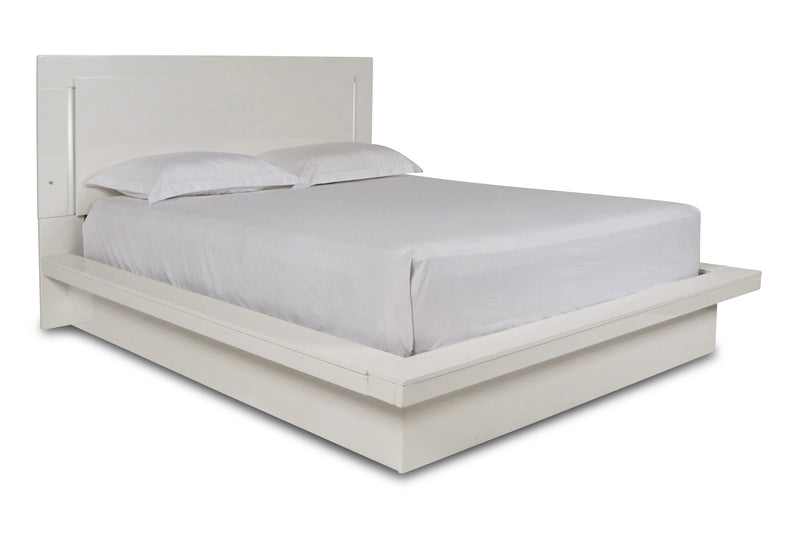SAPPHIRE Eastern King EK LIGHTED HEADBOARD-WHITE