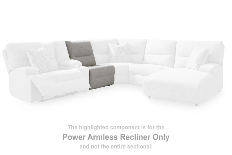 Acklen Place Power Reclining Sectional with Storage Console