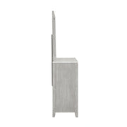 Fiona Landscape Mirror-Mist Gray