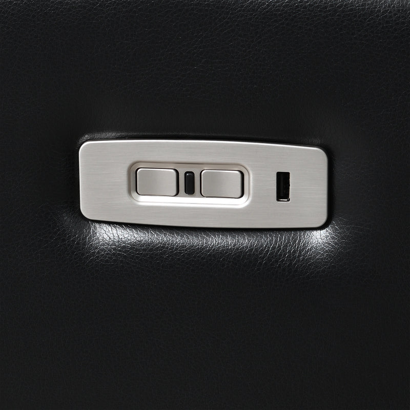 Orion Ii Sofa W/ Pwr Fr & Hr-Black