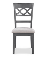 Cori Round Dining 5 Pc Set-Gray