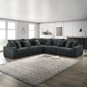 Embrace Armless Chair-Charcoal