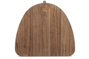 Oscar Corner Table-Walnut