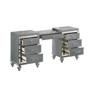 Valentino Dressing Table-Silver